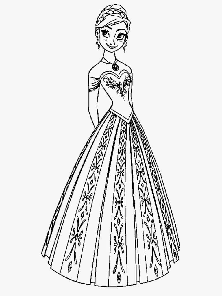 Frozen coloring pages to print