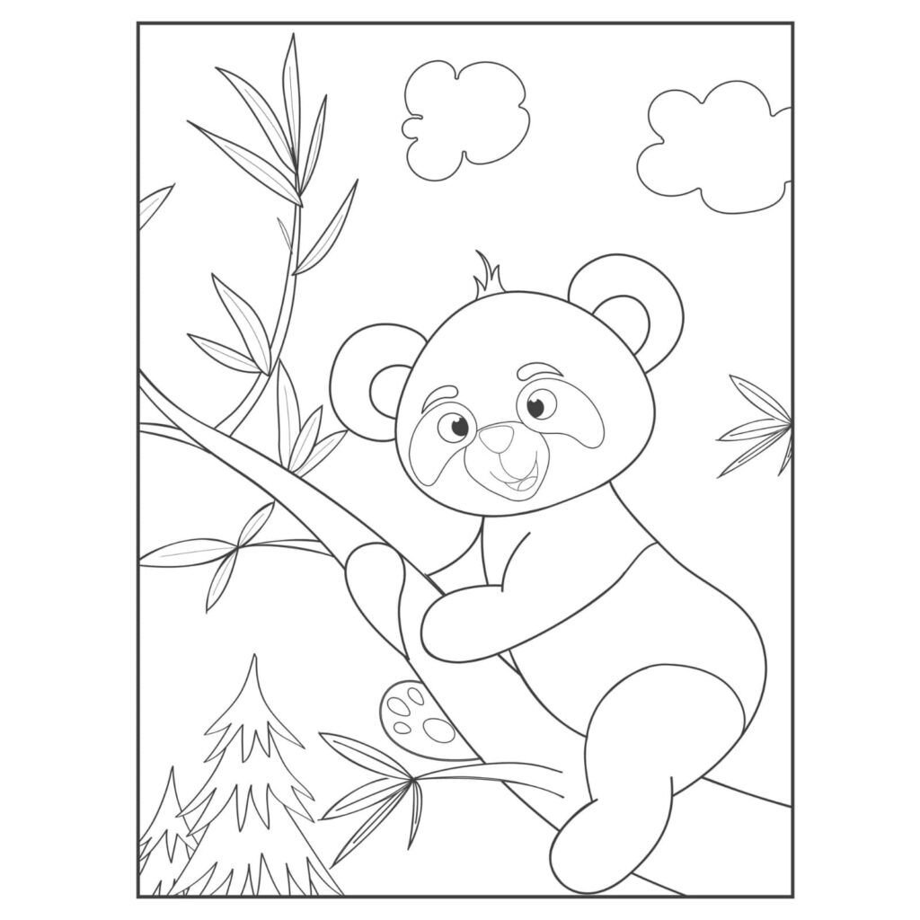 Kung fu panda coloring pages