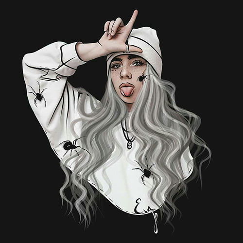 Billie Eilish stylish dp