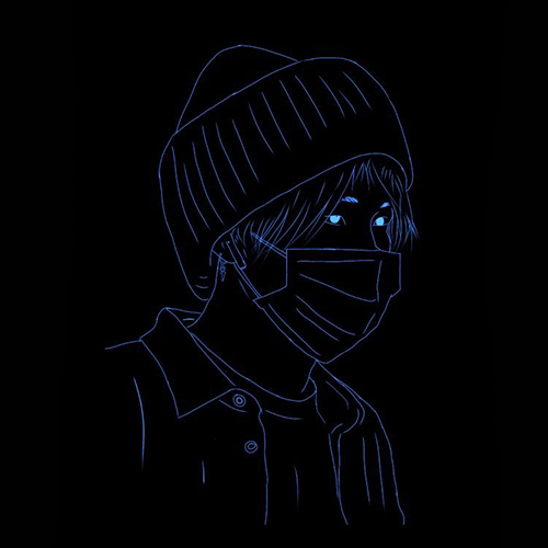 Stylish mask boy image - Latest Whatsapp Dp Image