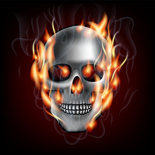 skull Whatsapp dp image