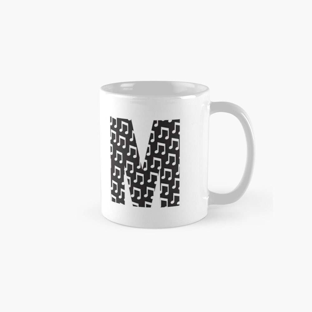 M Letter Mug Image DP Download