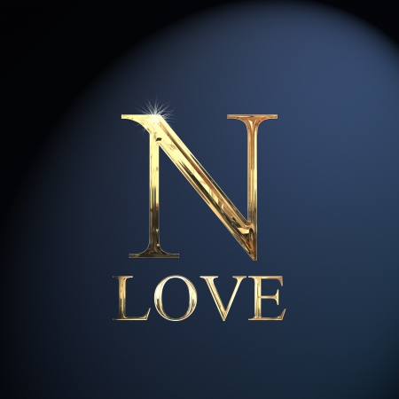 N Love Alphabet Wallpaper Stylish Hd