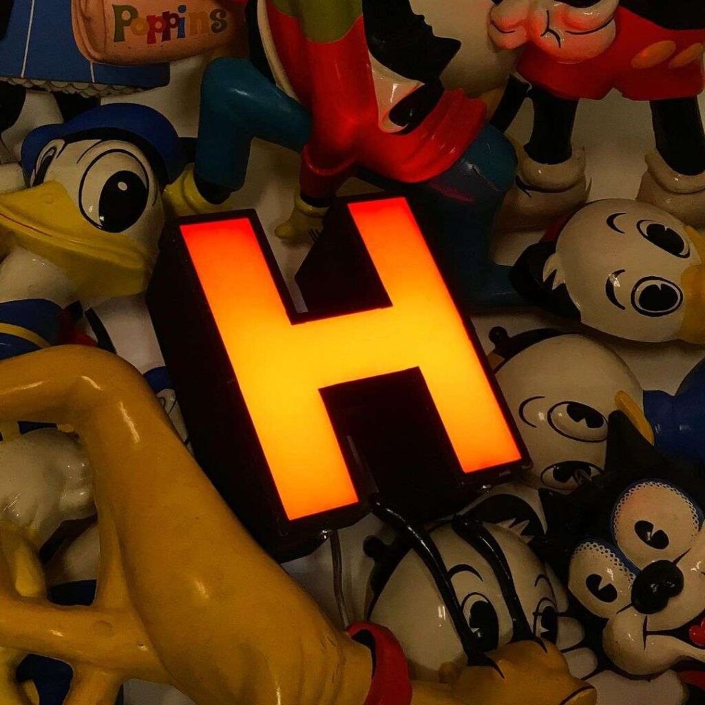 Stylish H Alphabet Dp