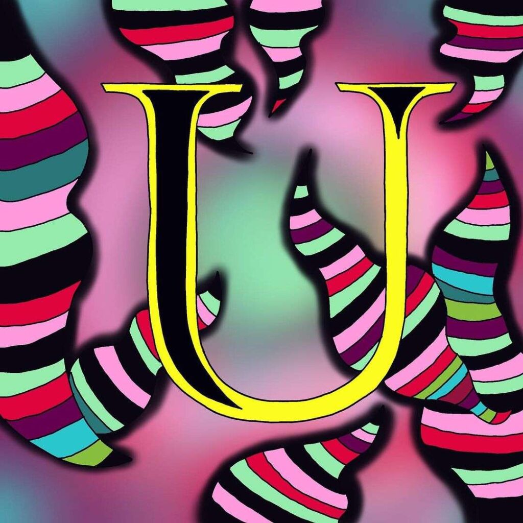 Stylish U Alphabet DP Download