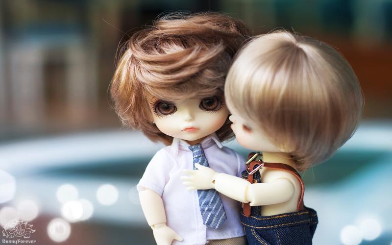 cute couple doll images for whatsapp dp