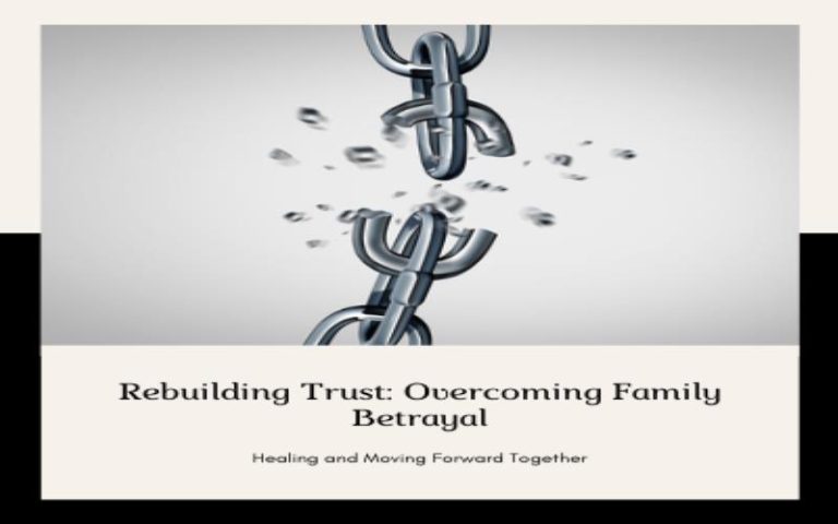 Navigating Family Betrayal A Visual and Emotional Journey to Healing